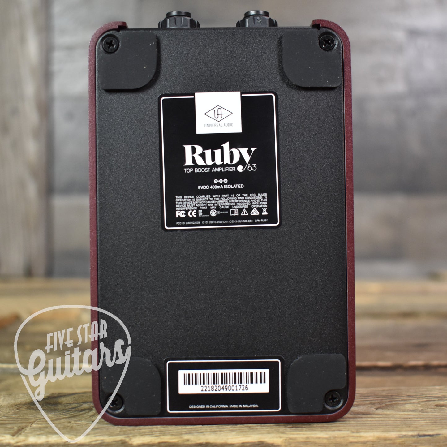 Universal Audio Ruby '63 Top Boost Amplifier