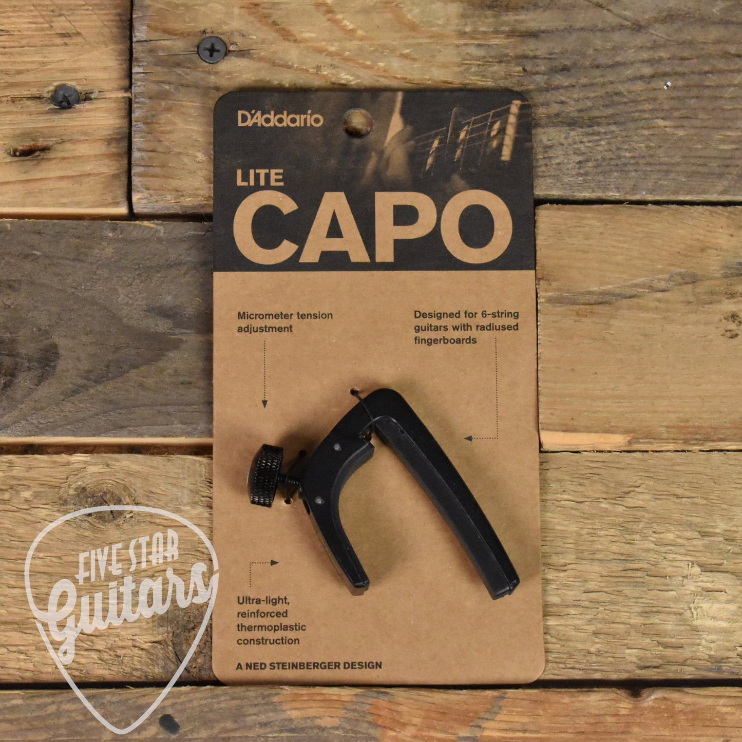 D'Addario Lite Capo - Black