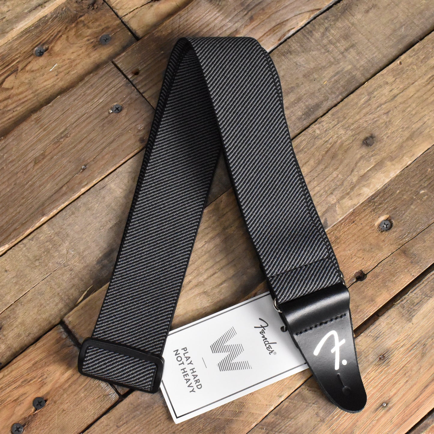 Fender Weighless Strap - Grey Tweed