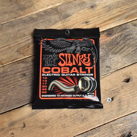 Ernie Ball P02715 STHB Cobalt Skinny Top Heavy Bottom Electric Guitar Strings 10-52