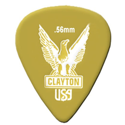 Clayton Ultem Standard .56mm Guitar Picks - 12 Pack - US56