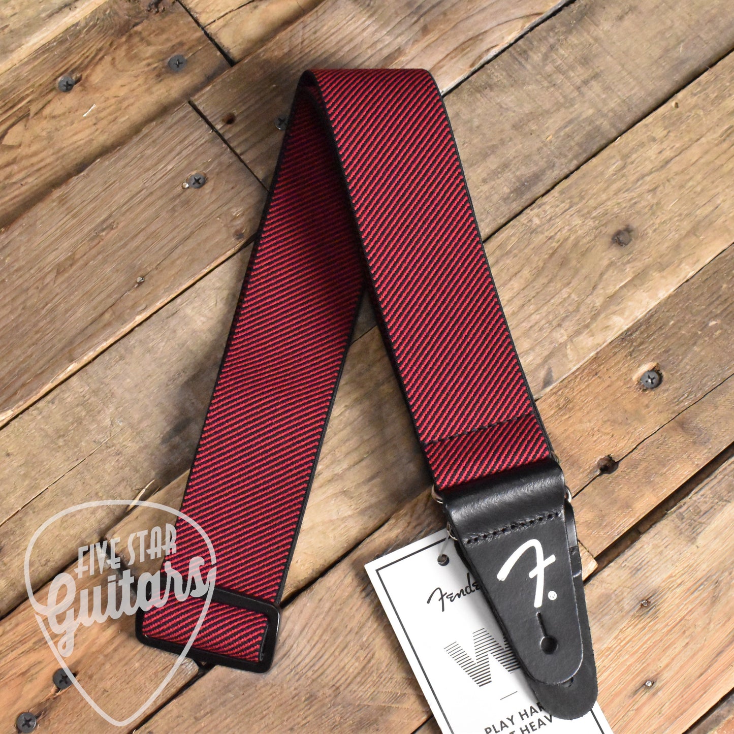 Fender Strap Weighless Strap Red Tweed