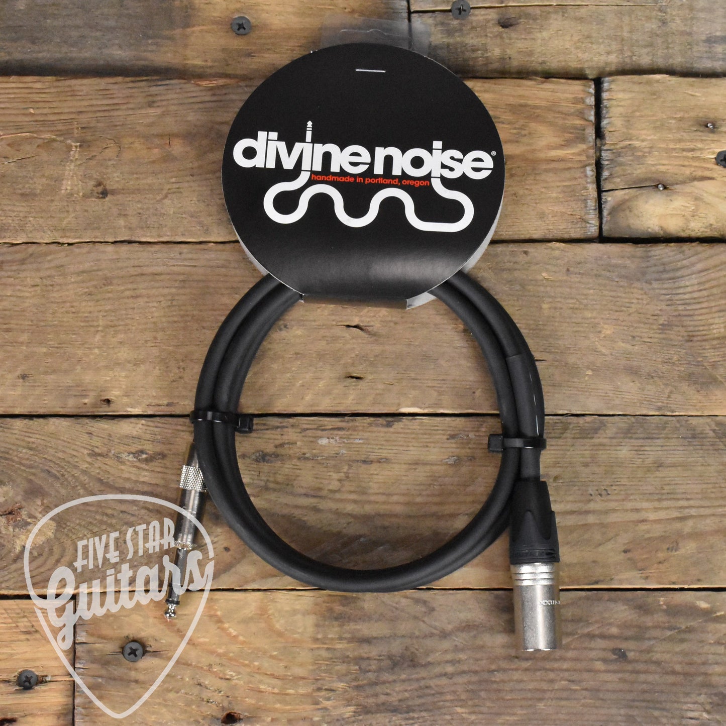 Divine Noise TRS-XLR Male 5ft - Black