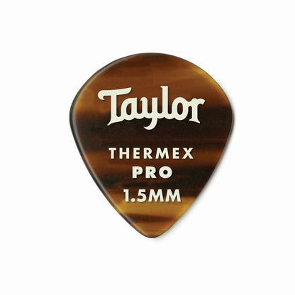 Taylor Premium Thermex Pro 651 Shape 1.5mm Tortoise Shell Guitar Picks - 6 Pack