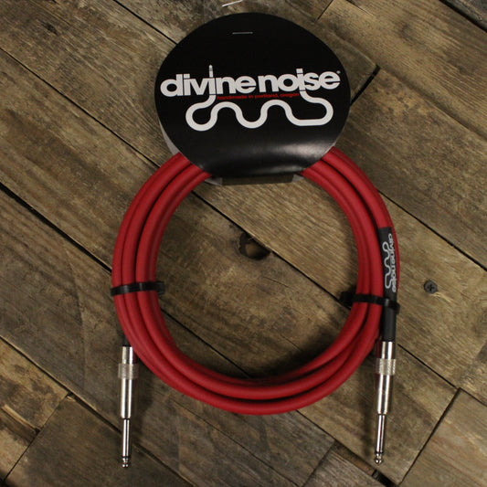 Divine Noise 15 Foot Cable - Straight to Straight - Red