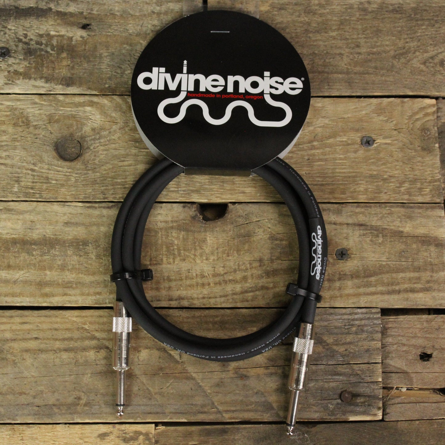 Divine Noise Straight to Straight 5ft Instrument Cable - Black