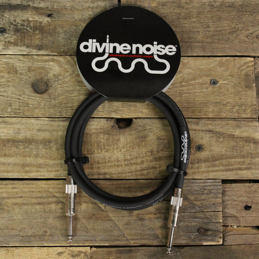 Divine Noise Straight to Straight 5ft Instrument Cable - Black