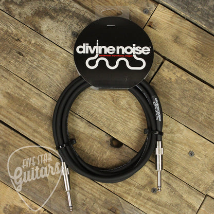 Divine Noise Straight to Straight 10ft Instrument Cable - Black