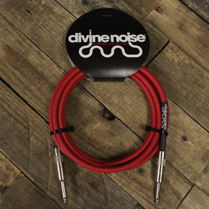 Divine Noise Straight to Straight 10ft Instrument Cable - Red