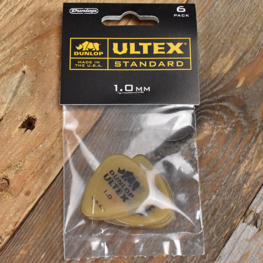 Dunlop Ultex Standard 1.0mm Guitar Picks - 6 Pack - 421P100