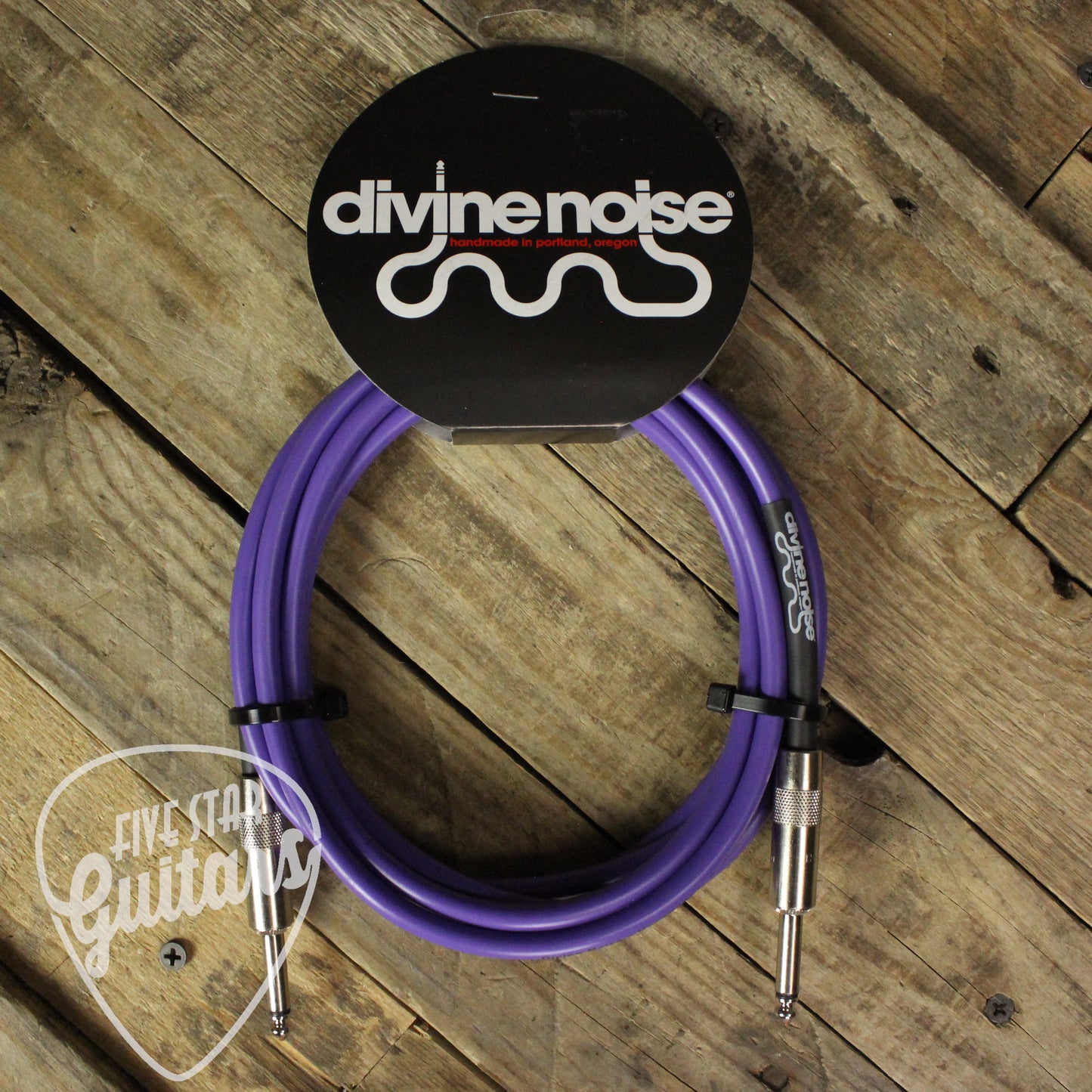 Divine Noise Straight to Straight 10ft Instrument Cable - Purple