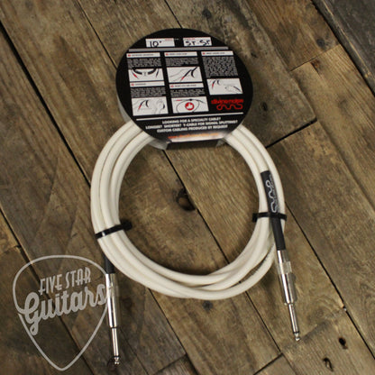 Divine Noise Straight-Straight 10ft Instrument Cable - White