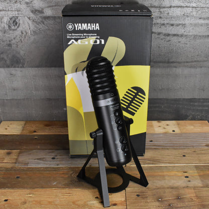 Yamaha AG01 B USB Microphone - Black