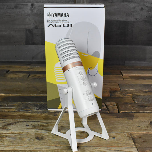 Yamaha AG01 W USB Microphone - White