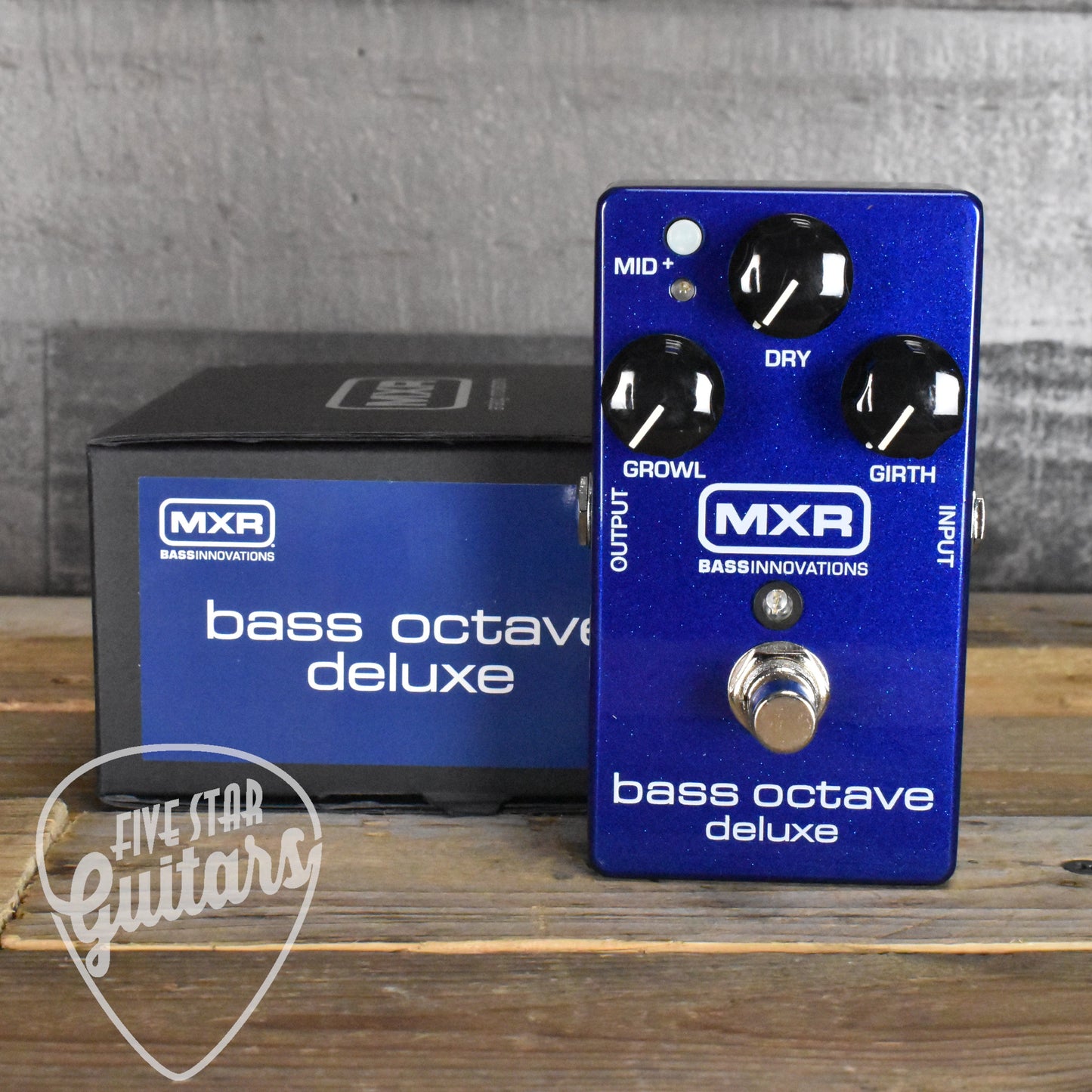 MXR M288 Bass Octave Deluxe Pedal