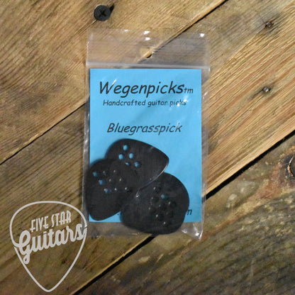 Wegenpicks 1.4mm Black Bluegrass Pick - 4 Pack - BG140B