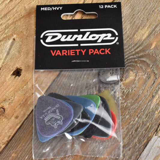 Dunlop Medium/Heavy Guitar Pick Variety Pack - 12 Pack - PVP102