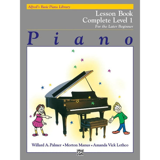 Alfred's Piano Lesson Book - Complete Level 1 for the Later Beginner