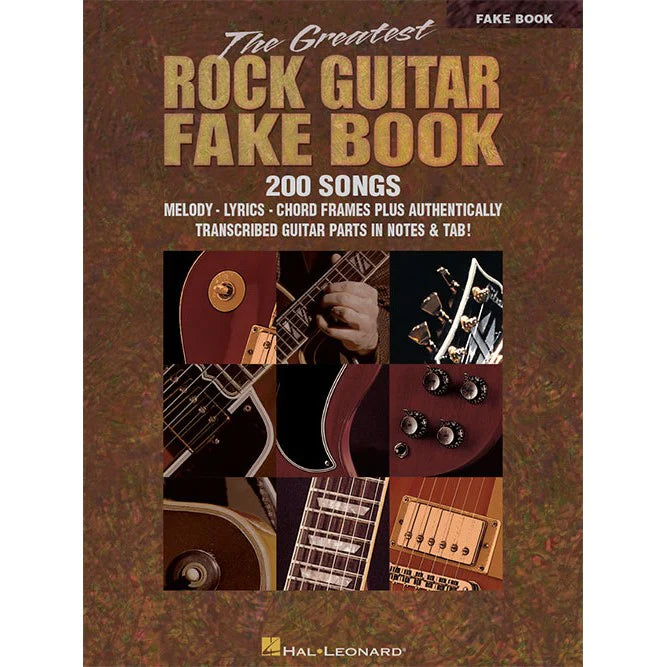 Hal Leonard The Greatest Rock Guitar Fake Book