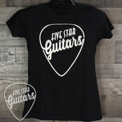 Five Star Guitars Pick Logo T-shirt - Women's 2XL