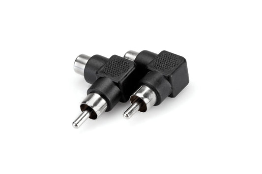 Hosa Right-Angle Adapters RCA to Same (Set of 2) - GRA-259