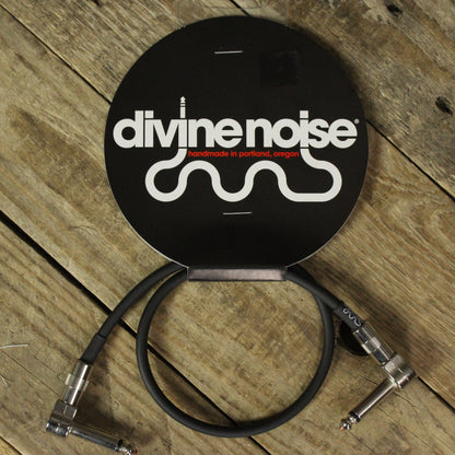 Divine Noise Teenie 1.5ft Patch Cable VLP-VLP - Black