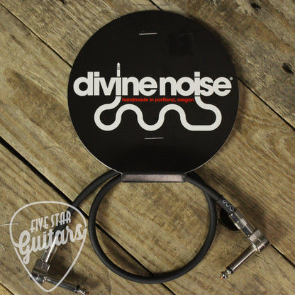 Divine Noise Teenie 1.5ft Patch Cable VLP-VLP - Black