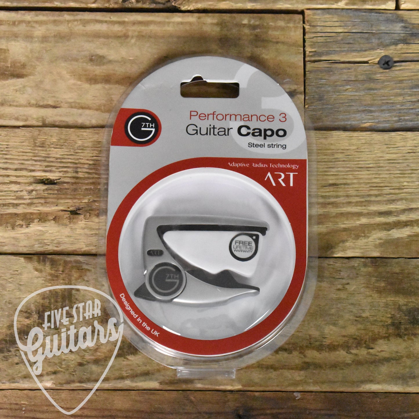 G7th Performance 3 Steel String Guitar Capo - Silver - G7P3SL-U