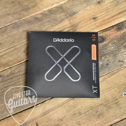 D'Addario XT XTABR1047 Bronze Acoustic Guitar Strings Extra Light 10-47