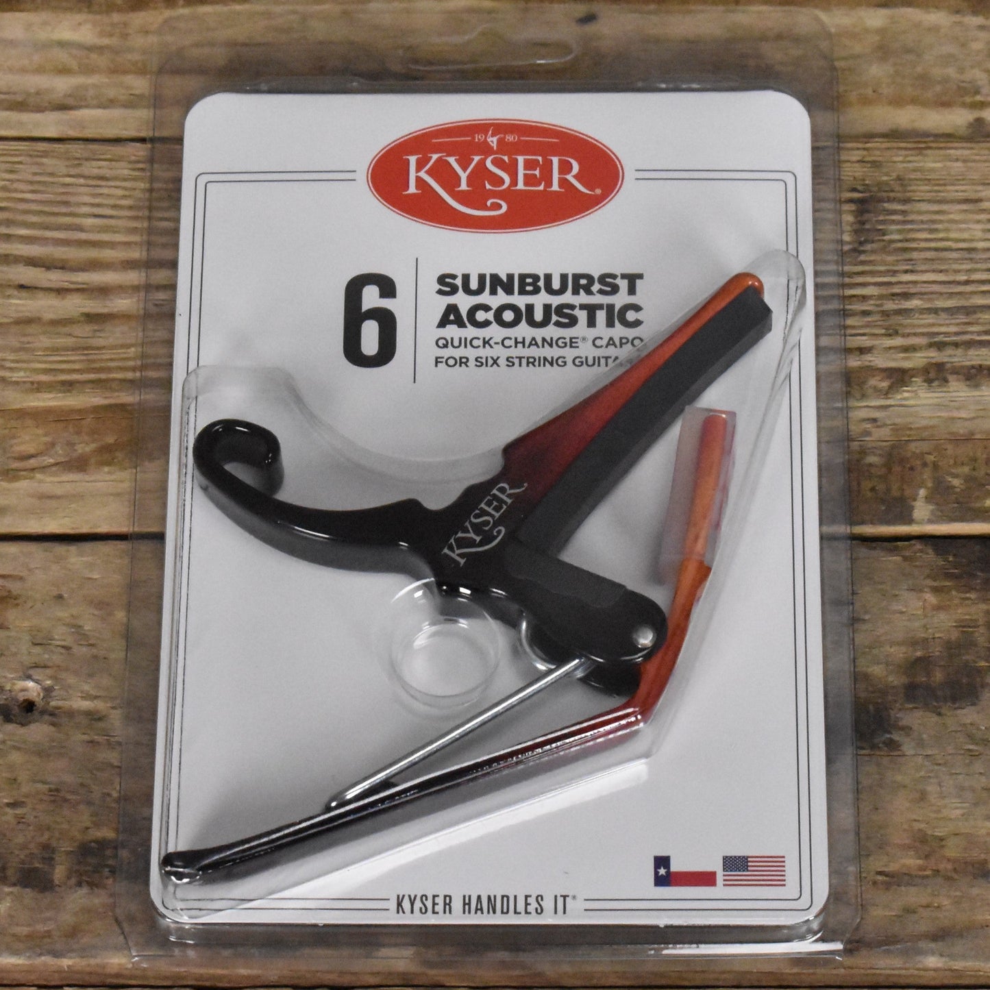 Kyser Quick Change Guitar Capo - Sunburst - KG6SNBA