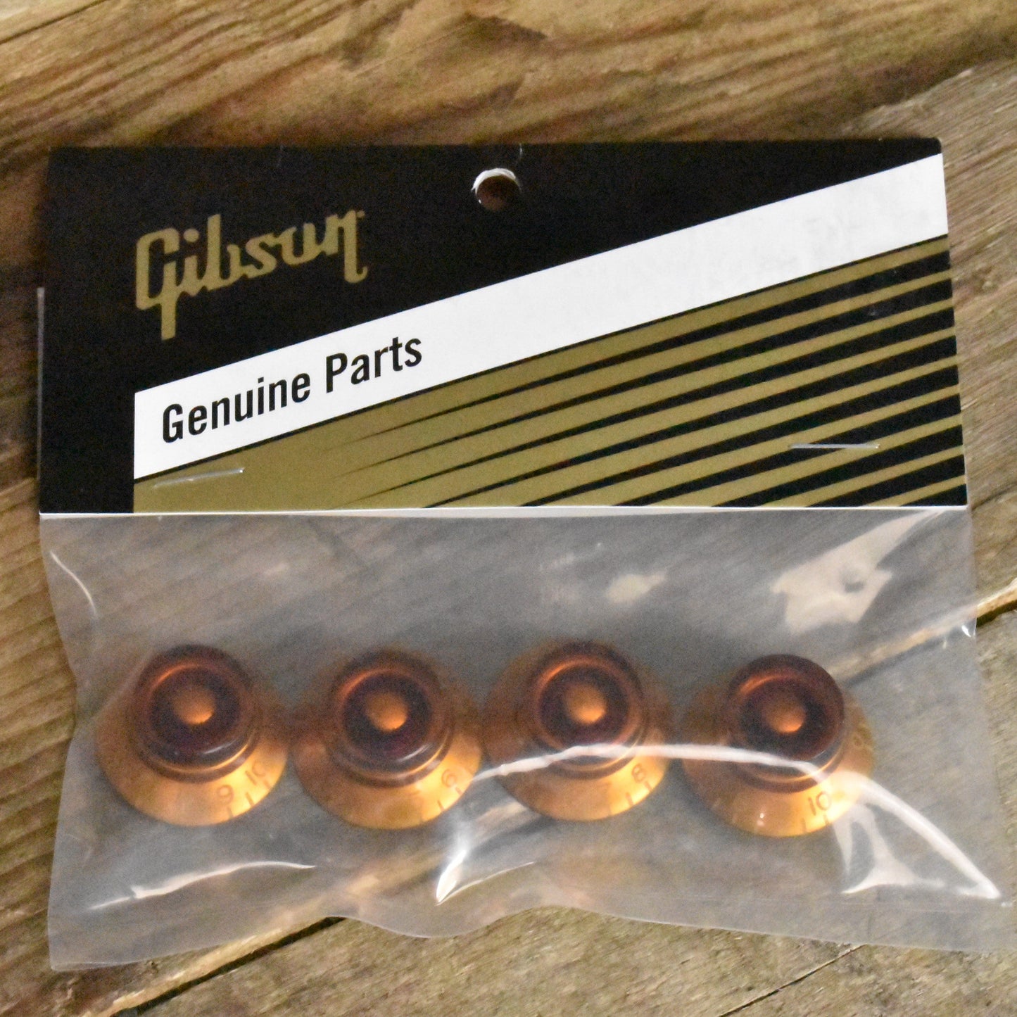 Gibson Top Hat Knobs Amber (4)