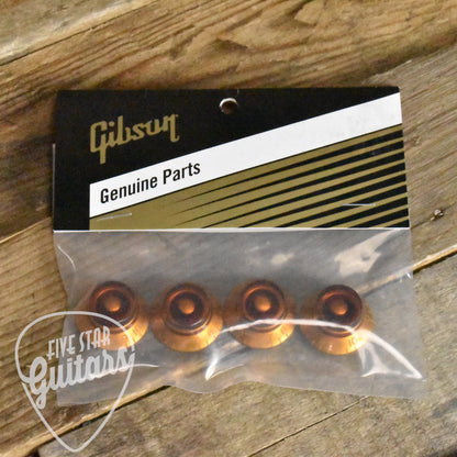 Gibson Top Hat Knobs Amber (4)