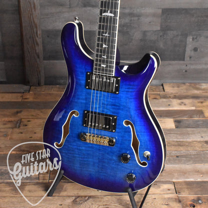 Paul Reed Smith Hollowbody II - Faded Blue Burst with Hard Shell Case SN:3955