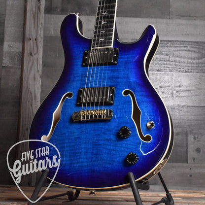 Paul Reed Smith Hollowbody II - Faded Blue Burst with Hard Shell Case SN:3955