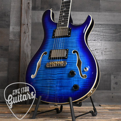 Paul Reed Smith Hollowbody II - Faded Blue Burst with Hard Shell Case SN:5376