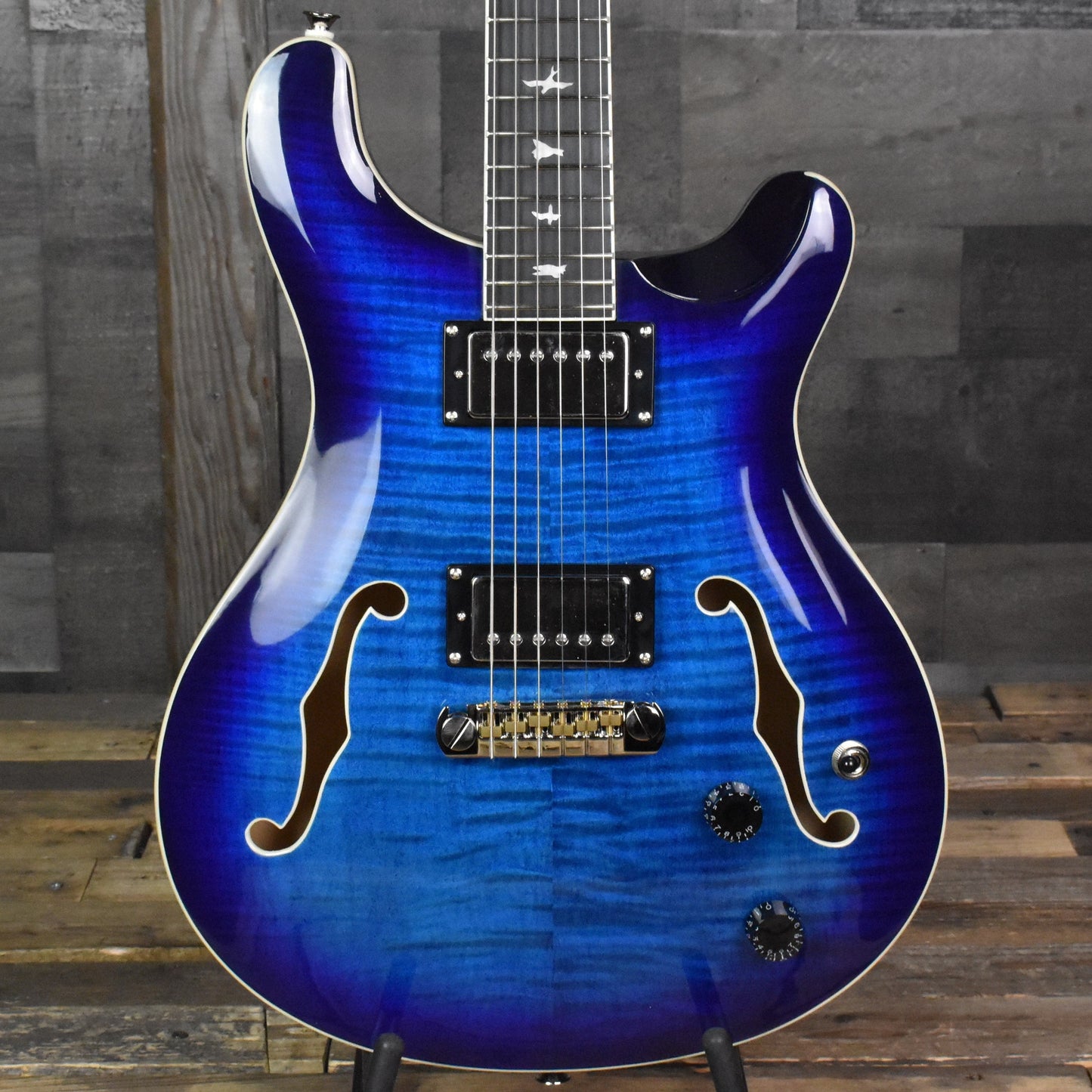 Paul Reed Smith Hollowbody II - Faded Blue Burst with Hard Shell Case SN:2869