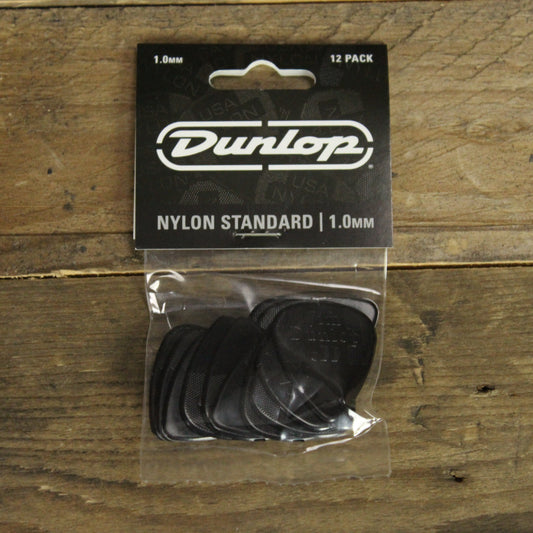 Dunlop Nylon Standard 1.0mm Guitar Picks - 12 Pack - 44P100