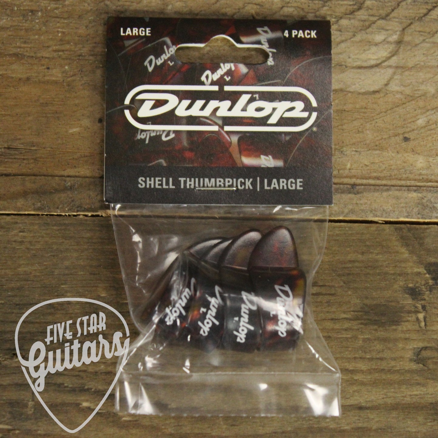 Dunlop Large Shell Thumb Picks - 4 Pack - 9023P