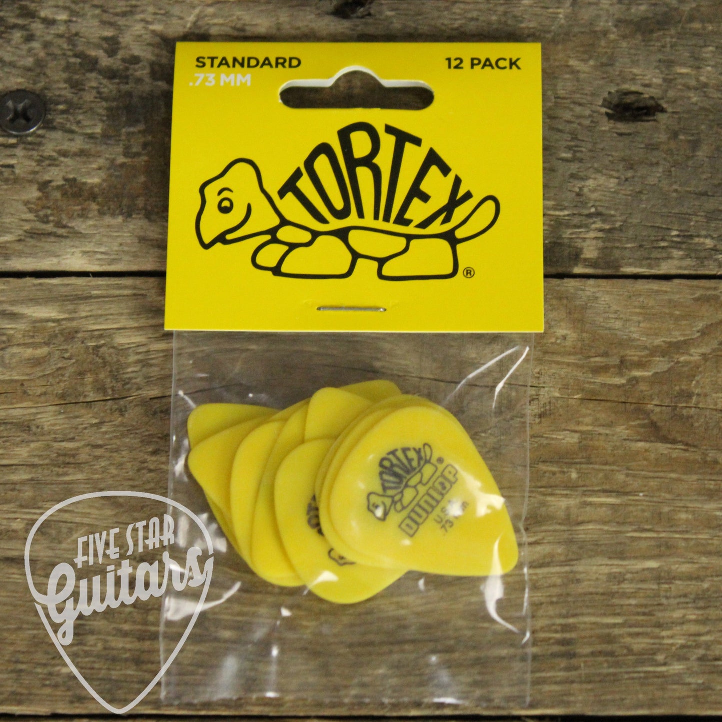 Dunlop Tortex Standard .73mm Guitar Picks - 12 Pack - 418P073