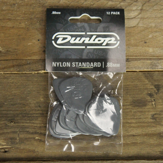 Dunlop Nylon Standard .88mm Guitar Picks - 12 Pack - 44P088