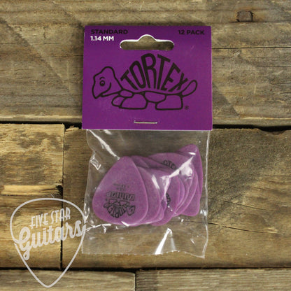 Dunlop Tortex Standard 1.14mm Guitar Picks - 12 Pack - 418P114