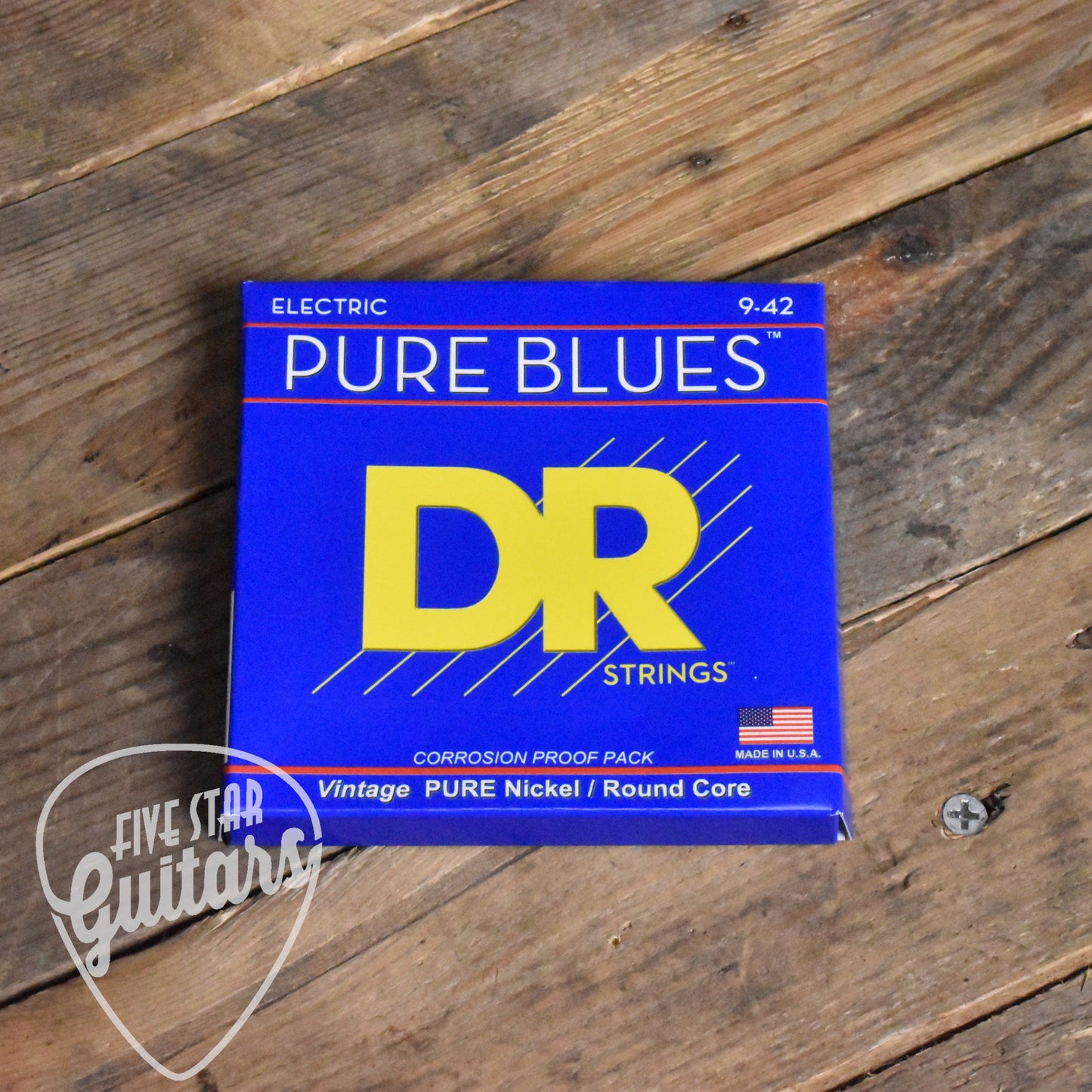 DR Pure Blues Pure Nickel Electric Guitar Strings PHR-9 Lite 9-42