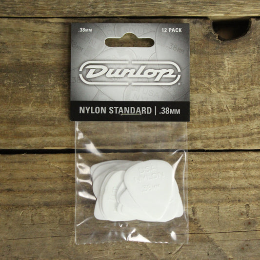 Dunlop Nylon Standard .38mm Guitar Picks - 12 Pack - 44P038