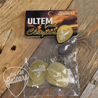 Clayton Ultem Small Teardrop .72mm Guitar Picks - 12 Pack - UST72