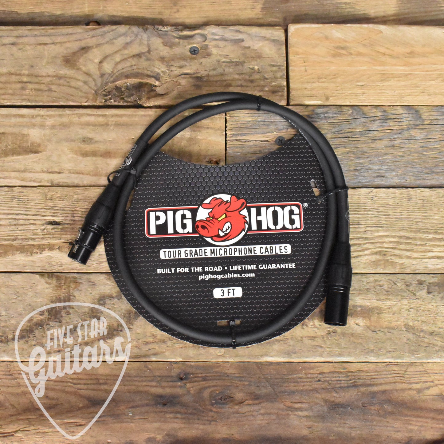 Pig Hog XLR Microphone Cable - 3ft