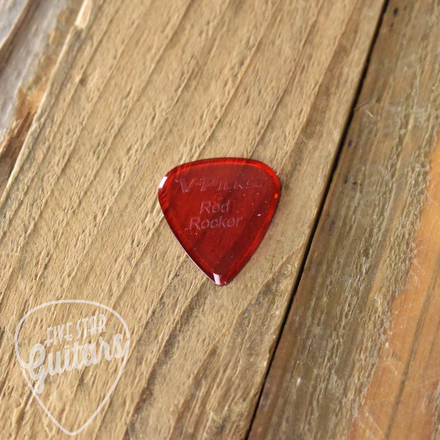 V-Picks Red Rocker 1.5mm Red Guitar Pick - Single