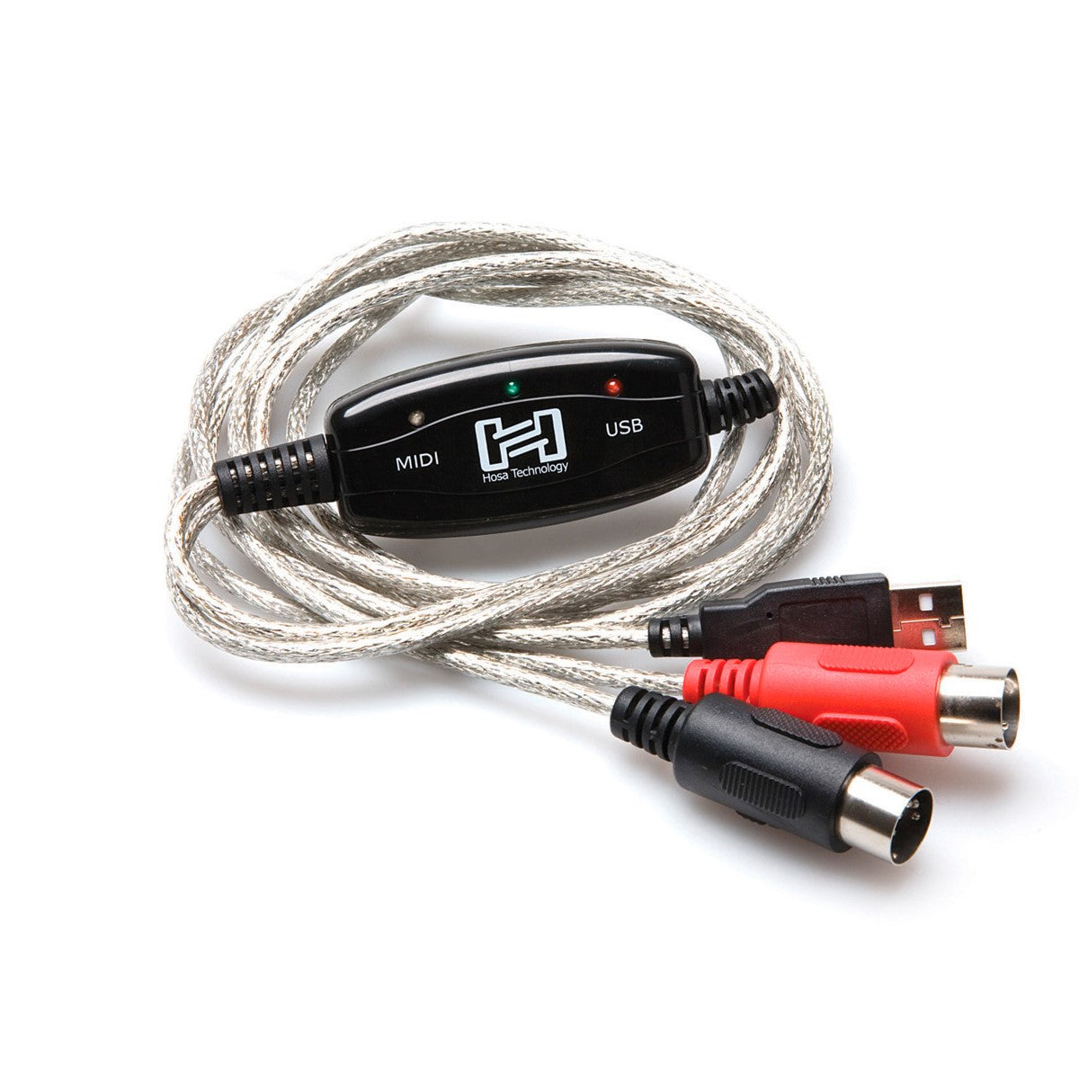 Hosa TRACKLINK Interface Cable MIDI I/O to USB Type A - USM-422