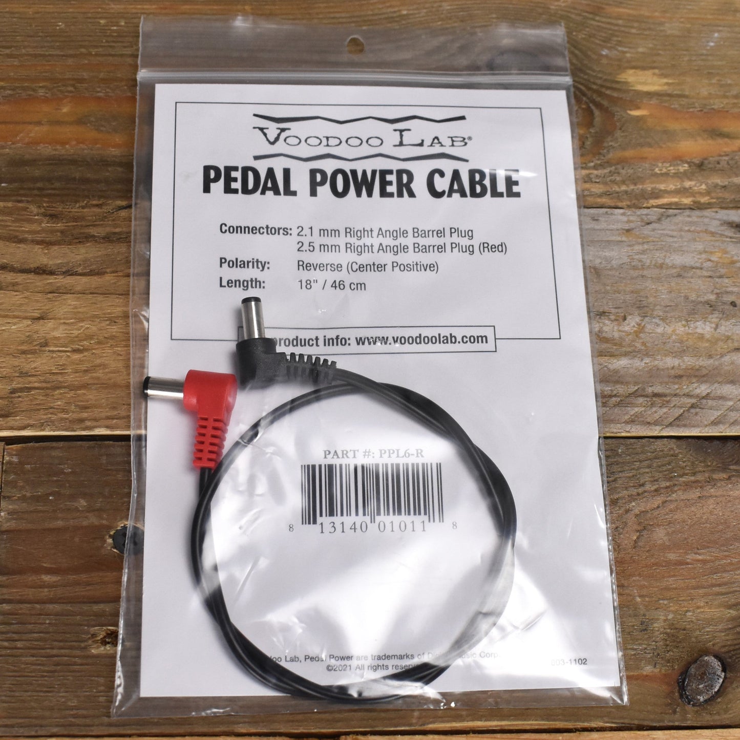 Voodoo Lab PPL6-R AC cable