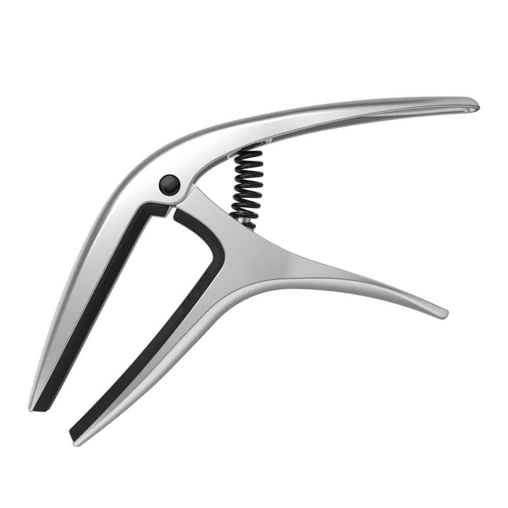 Ernie Ball Axis Ergonomic Guitar Capo - Silver - P09601