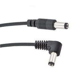 Voodoo Labs 2.1mm Straight to Right Angle 2.1mm Barrel Pedal Power Supply Cable - 24" - PPBAR-RS24